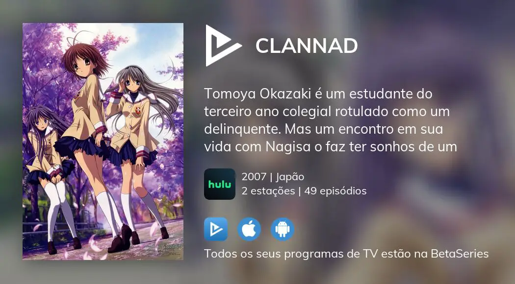 Filmes e séries parecidos com Clannad