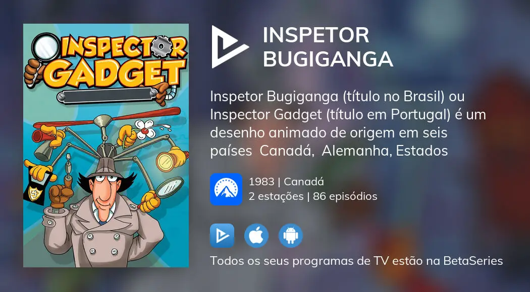 Inspetor Gandaia - 6 minutos da dublagem perdida da Record de Inspetor  Bugiganga foram encontrados! : r/BrasilLostMedia