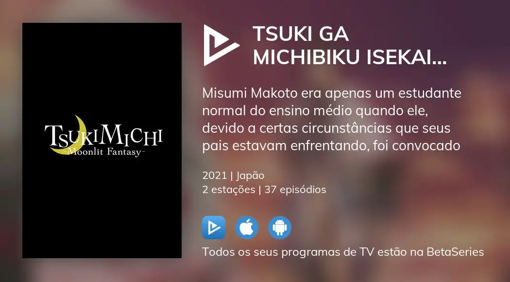 TSUKIMICHI 2 TEMPORADA DATA DE LANÇAMENTO - Tsuki ga Michibiku 2 temporada  data e trailer 