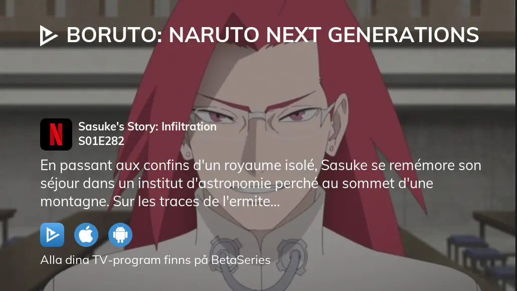 BORUTO: NARUTO NEXT GENERATIONS Sasuke's Story: Infiltration