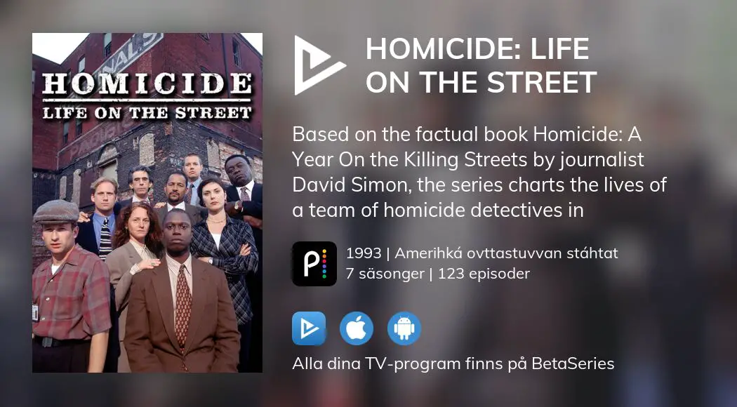 Var kan man se Homicide: Life On The Street TV-serie streaming online?