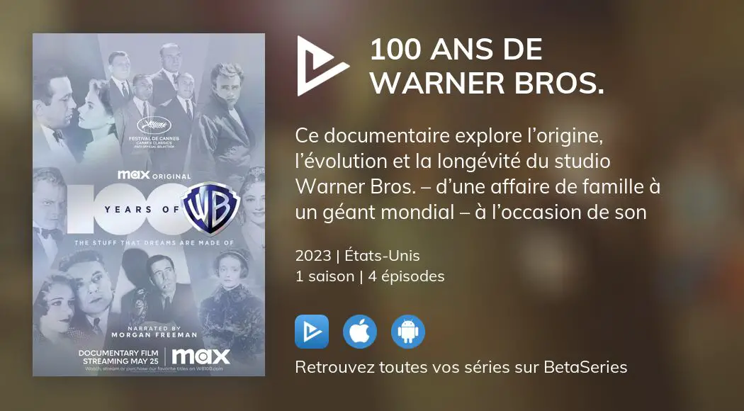 Où Regarder Les épisodes De 100 Ans De Warner Bros. En Streaming ...