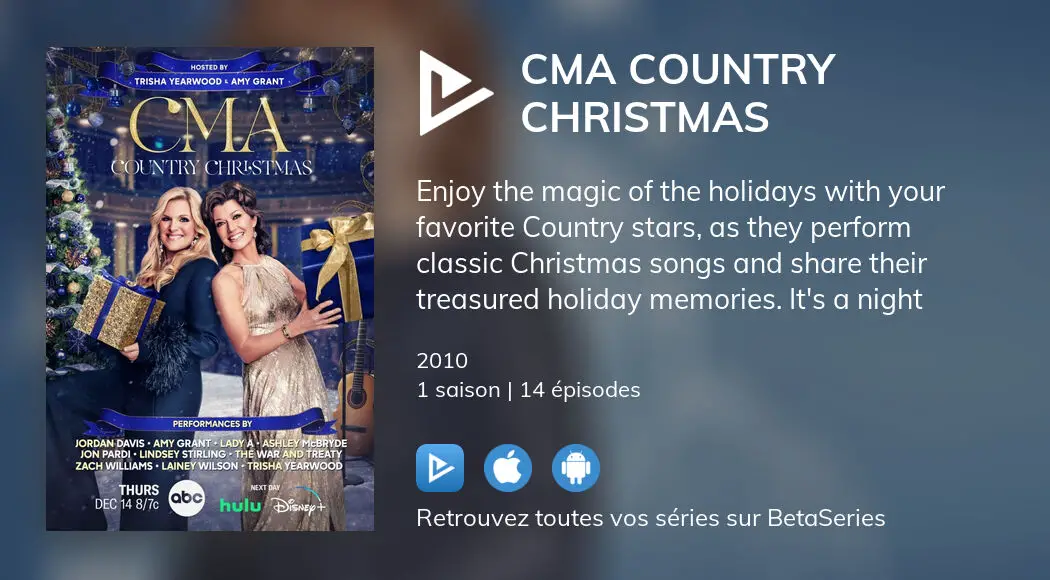 Où regarder les épisodes de CMA Country Christmas en streaming complet