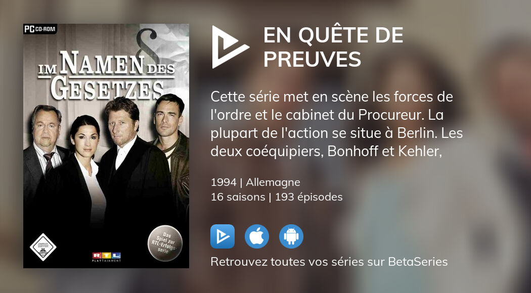 Regarder En Qu Te De Preuves Streaming