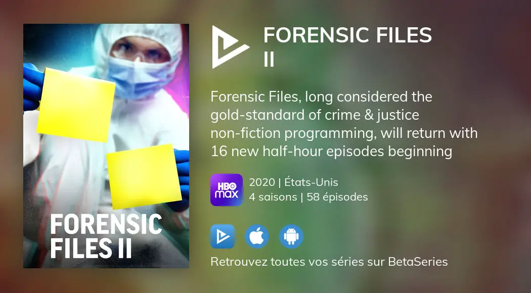 Regarder Forensic Files II Streaming