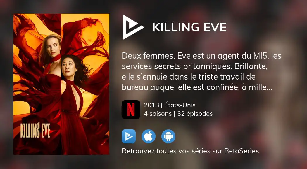 Killing Eve en streaming direct et replay sur CANAL+