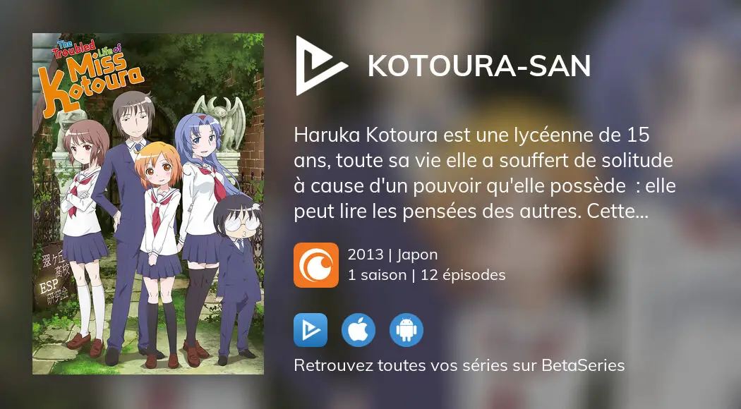 Kotoura-San épisode 01 Vostfr 