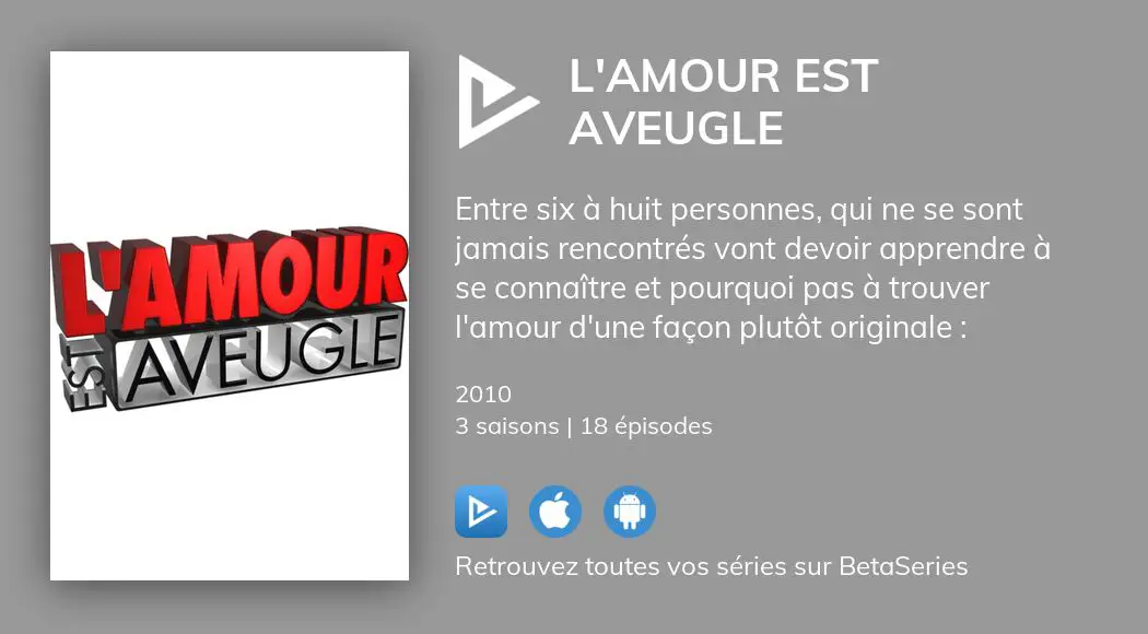 Regarder Les Episodes De L Amour Est Aveugle En Streaming Complet Vostfr Vf Vo Betaseries Com