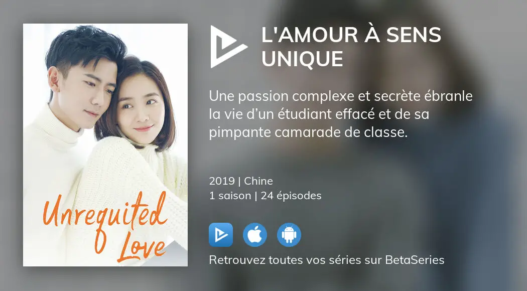 Regarder Les Episodes De L Amour A Sens Unique En Streaming Complet Vostfr Vf Vo Betaseries Com