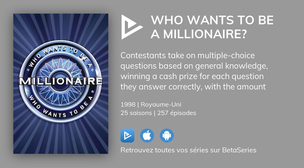 Regarder Who Wants To Be A Millionaire? Streaming