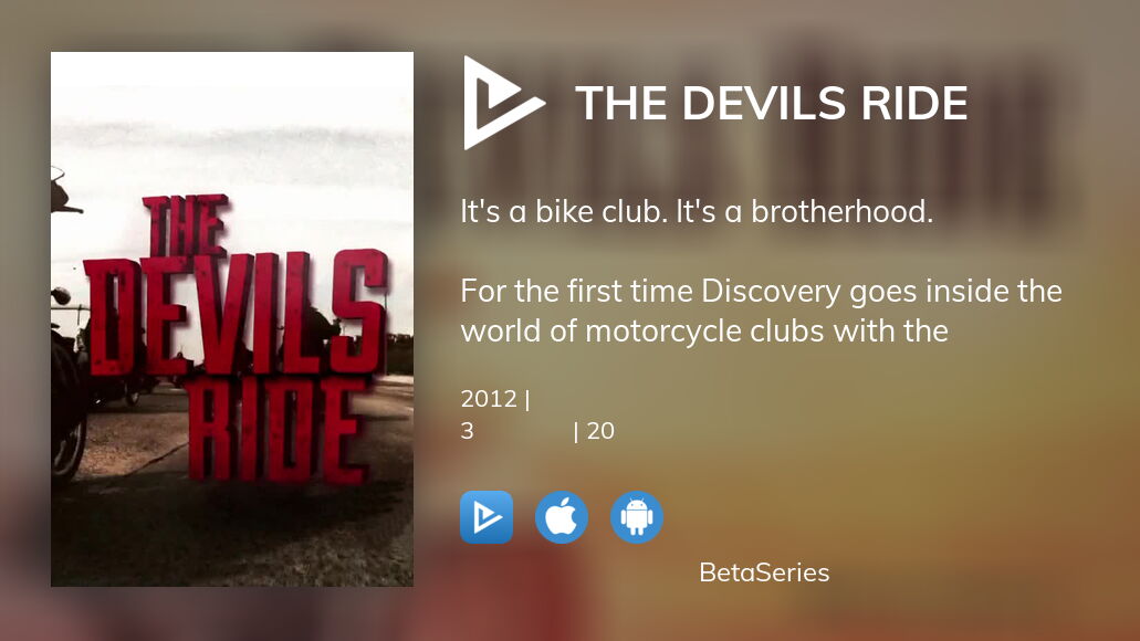 Де дивитися серіал The Devils Ride онлайн? | BetaSeries.com